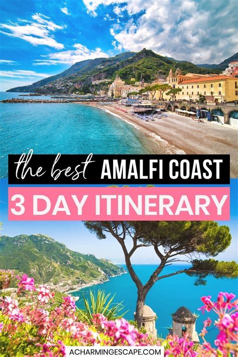 best amalfi coast itinerary.